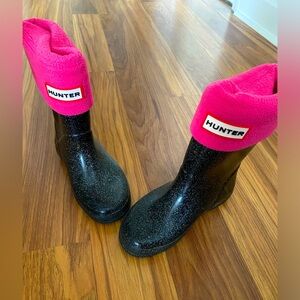 Hunter rain boots with “warm” insert